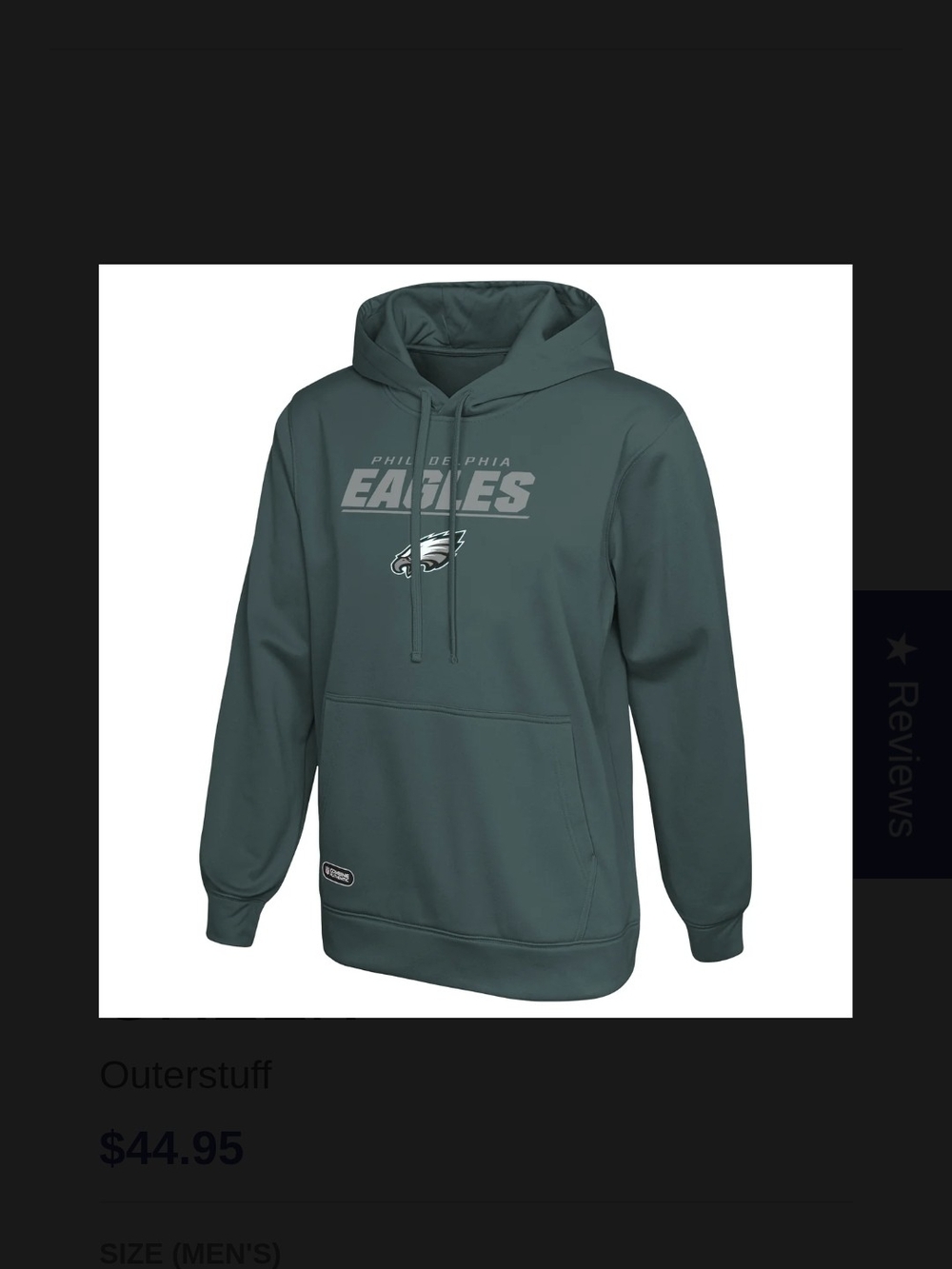 Philadelphia Eagles Green Pullover Hoodie
